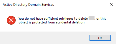How To Delete A Protected OU In Active Directory
